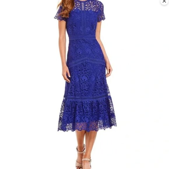Antonio Melanie Cobalt Blue Dress - Picture 1 of 7